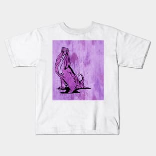 AFGHAN HOUND. Repeat pattern. Kids T-Shirt